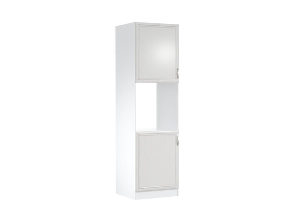 Herdumbauschrank D60P-P/L – Sycylia Weiß – Funktionalität und Design vereint.
