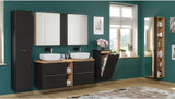 Badezimmer Hochschrank - Capri Cosmos - Stilvolle und platzsparende Aufbewahrung. - ROYAL24_MARKT