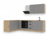 Winkelküche K99-G270 - Langen Beige - Design trifft Funktionalität - ROYAL24_MARKT