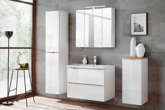 Badmöbel-Set – Capri White – Organisation und Schönheit in jeder Ecke.