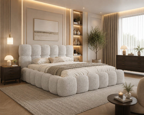 Polsterbett Bett 19 Arena – Silber