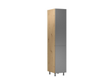 Nexa Küchenmöbel-Set KÜ03-L – Woodline & Beige – Stilvolle 460 cm Küchenlösung mit maximalem Stauraum und moderner Eleganz
