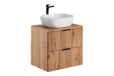 Waschbeckenunterschrank - Adel Oak - Eleganter Waschbeckenschrank mit modernem Design. - ROYAL24_MARKT