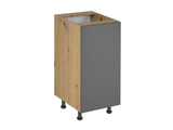 Nexa Küchenzeile KÜ01-L – Modernes Design in Grau Matt mit maximalem Stauraum