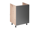 Nexa Küchenzeile KÜ04-L – Grau & Woodline – 420 cm – Modernes Küchensystem mit durchdachter Stauraumlösung