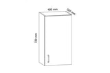 Glashängeschrank 40 cm - sosna andersen -  Transparente Wandregale für Ihre Sammlung. (Kopie) - ROYAL24_MARKT