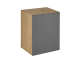Nexa Küchenzeile KÜ06-L – Grau & Woodline – 300 cm – Moderne Familienküche mit Hochschrank und großzügigem Stauraum