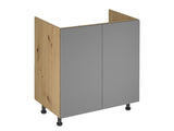 Nexa Küchenmöbel-Set KÜ03-L – Beige – Stilvolle 460 cm Küchenlösung mit maximalem Stauraum und moderner Eleganz
