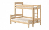 Etagenbett rechts 207 cm - Ökologisch lackiertes Kinderbett. - ROYAL24_MARKT