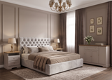 Castello Schlafzimmer-Set 3-teilig – Stilvolle Landhausmöbel in Kaschmir / Mavelie Eiche
