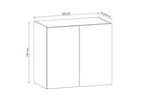 Hängeschrank 80 cm - Langen -  Platzsparender Hängeschrank für gut organisierte Küchen. - ROYAL24_MARKT