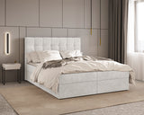 Boxbett – Bett 05 OSLO – Aragon – mit Bettkasten und Komfort-Topper