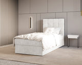 Boxbett – Bett 05 OSLO – Aragon – mit Bettkasten und Komfort-Topper
