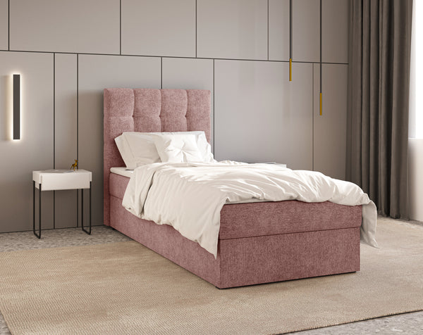 Boxbett – Bett 05 OSLO – Aragon – mit Bettkasten und Komfort-Topper