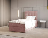 Boxbett – Bett 05 OSLO – Aragon – mit Bettkasten und Komfort-Topper