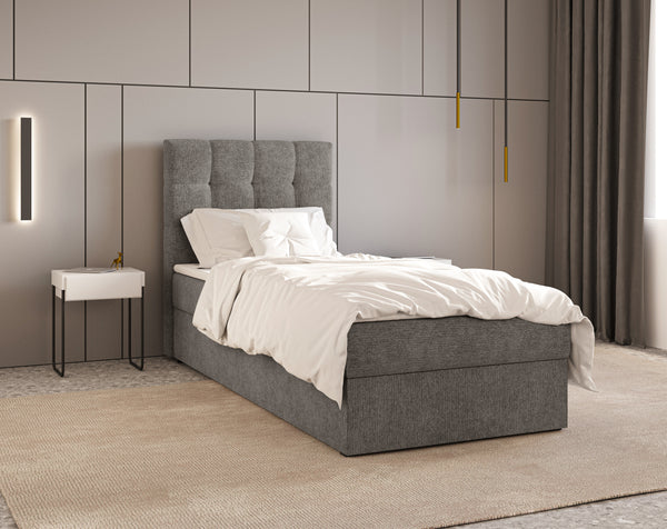 Boxbett – Bett 05 OSLO – Aragon – mit Bettkasten und Komfort-Topper