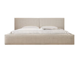 Polsterbett 06 Bouclé – Arena – Modernes Bett mit Bettkasten und Metall-Lattenrost