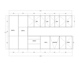 Velmora Weiß Küchenmöbel-Set KÜ02-A – 400 cm – Moderne Küchenzeile mit Hochschränken und großzügigem Stauraum