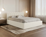 Polsterbett – Bett 02 – Casa – Bett mit Holz-Lattenrost und Bettkasten