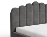 Polsterbett – Bett 03 – Tresor – Gepolstertes Bett mit Metall-Lattenrost