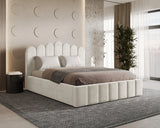 Polsterbett – Bett 03 – Tresor – Gepolstertes Bett mit Metall-Lattenrost