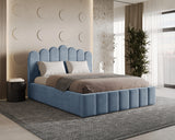 Polsterbett – Bett 03 – Tresor – Gepolstertes Bett mit Metall-Lattenrost
