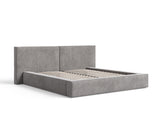 Polsterbett 06 Bouclé – Tresor – Bett mit Bettkasten, Metall-Lattenrost und modernem Design