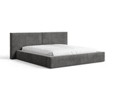Polsterbett 06 Bouclé – Tresor – Bett mit Bettkasten, Metall-Lattenrost und modernem Design