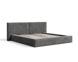 Polsterbett 06 Bouclé – Tresor – Bett mit Bettkasten, Metall-Lattenrost und modernem Design