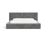 Polsterbett 06 Bouclé – Tresor – Bett mit Bettkasten, Metall-Lattenrost und modernem Design