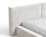 Polsterbett 06 Bouclé – Tresor – Bett mit Bettkasten, Metall-Lattenrost und modernem Design
