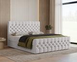Boxbett – Bett 12 – Manila – Modernes Polsterbett mit Bettkasten