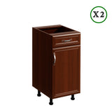 Winkelküche - L-Form Sycylia - Milano Walnuss - K11-G310×250 cm. - ROYAL24_MARKT