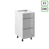 Winkelküche K94-G270 - Aspen Grau - Perfekte Raumnutzung - ROYAL24_MARKT