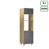 Küchenzeile in U-Form K103-G680 - Langen Grau - Praktisch und stilvoll zugleich - ROYAL24_MARKT