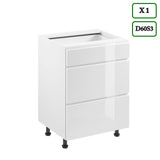 Winkelküche K92-G350 - Aspen Weiß - Schlicht, funktional und elegant - ROYAL24_MARKT