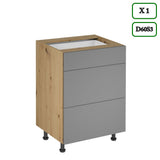 Küchenzeile K89 - G340 - Langen Beige -  Strapazierfähig mit modernem Flair - ROYAL24_MARKT