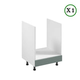 Küchenzeile - Sorento - Weiß Grün (Matt) - K44-G420 cm - ROYAL24_MARKT