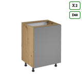 Winkelküche K105-G330 - Langen Beige Artisan - Praktisch durchdacht für Ihr Zuhause - ROYAL24_MARKT