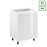 Küchenzeile K74-G440 - Aspen Weiß - Balance zwischen Modernität und Funktion - ROYAL24_MARKT