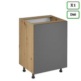 Winkelküche K100-G330 - Langen Grau - mit System – durchdacht geplant - ROYAL24_MARKT