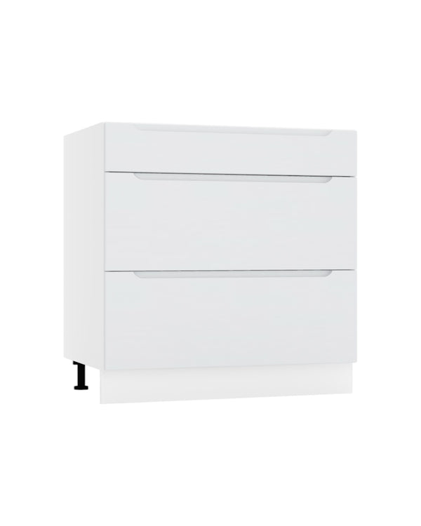 Unterschrank D80S3 – Zivora – 3 Schubladen für effiziente Organisation