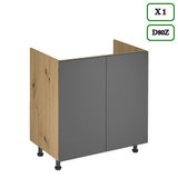 Winkelküche K99-G270 - Langen Grau - Design trifft Funktionalität - ROYAL24_MARKT
