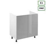 Küchenzeile in U-Form K102-G780 - Aspen Grau - Rundum gut organisiert - ROYAL24_MARKT