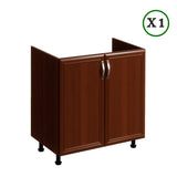 Winkelküche - L-Form Sycylia - Milano Walnuss - K11-G310×250 cm. - ROYAL24_MARKT