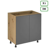 Küchenzeile K97-G260 - Langen Grau Artisan - Smart geplant für maximalen Nutzen - ROYAL24_MARKT