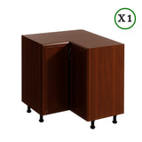 Winkelküche - L-Form Sycylia - Milano Walnuss - K11-G310×250 cm. - ROYAL24_MARKT