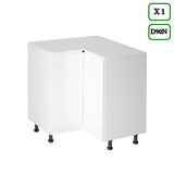 Winkelküche K94-G270 - Aspen Weiß - Perfekte Raumnutzung - ROYAL24_MARKT