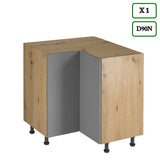 Winkelküche K99-G270 - Langen Beige Artisan- Design trifft Funktionalität - ROYAL24_MARKT