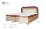 Boxbett – Bett 10 NEST – Aragon – Stilvolles Kopfteil als eleganter Blickfang